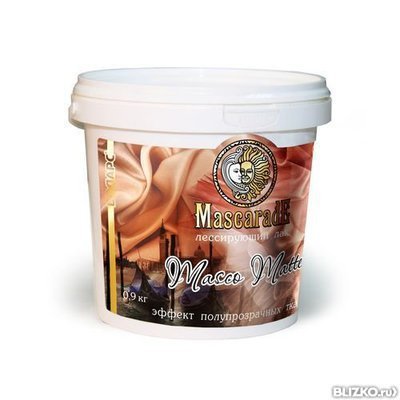 ЛАК Masco Matte   Декоративный лак «Masco Matte» - акриловый лак на водной основе, образующий декоративное лессирующее матовое покрытие. Используется как тонирующее декоративное покрытие с эффектом прозрачных и полупрозрачных тканей, придает поверхности эффект старины.

Время высыхания. Время высыхания «на отлип» - 1 час, полное высыхание- 7 дней.

Водонепроницаемость. Водонепроницаемость составляет не меньше 24 часов. Образует моющееся покрытие (после полного высыхания, не ранее чем через 7 дней поверхность можно мыть с помощью губки мыльным раствором).

Расход материала. В среднем расход составляет 0,1-0,2 кг/м2, в зависимости от количества слоев.

Температура эксплуатации покрытия. Диапазон температуры эксплуатации покрытия составляет от +5 до +35 °С.

Морозостойкость покрытия. Покрытие способно выдержать 5 циклов замораживания/размораживания при транспортировке.

Характеристики поверхности. Декоративное покрытие является финишным покрытием для декоративных материалов, таких как Malta, Vavilon и т.д. Выпускается в прозрачной базе и колеруется универсальными или водно-дисперсионными пигментными пастами по каталогу Mascarade, или самостоятельно непосредственно на объекте. Применяется для внутренних работ.